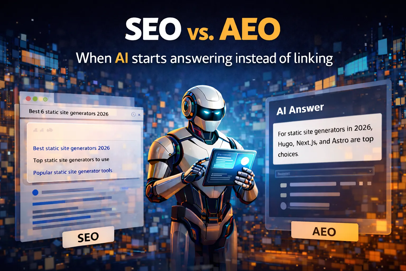 AEO: What Changes When AI Starts Answering Instead of Linking