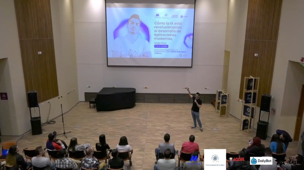 Talk presentation with title slide