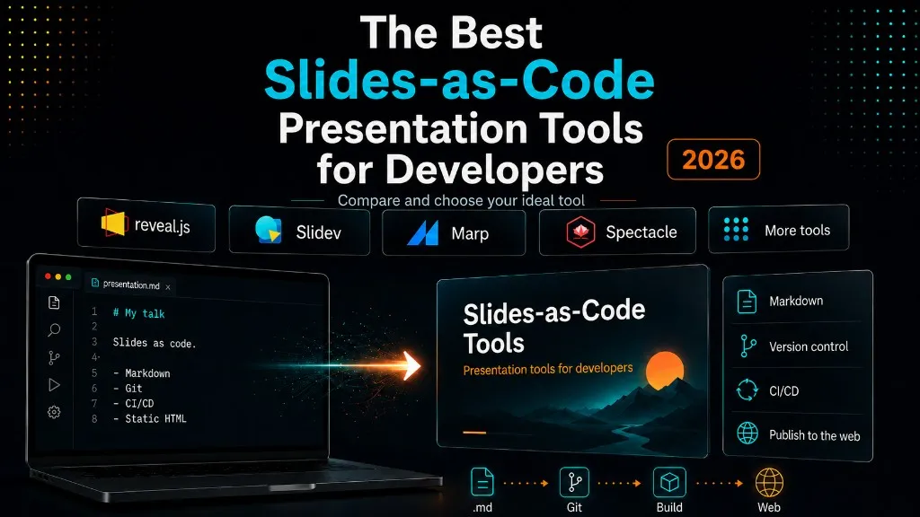 The Best Slides-as-Code Presentation Tools for Developers
