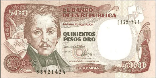 Gold pesos in paper money was a reference to its backing against gold