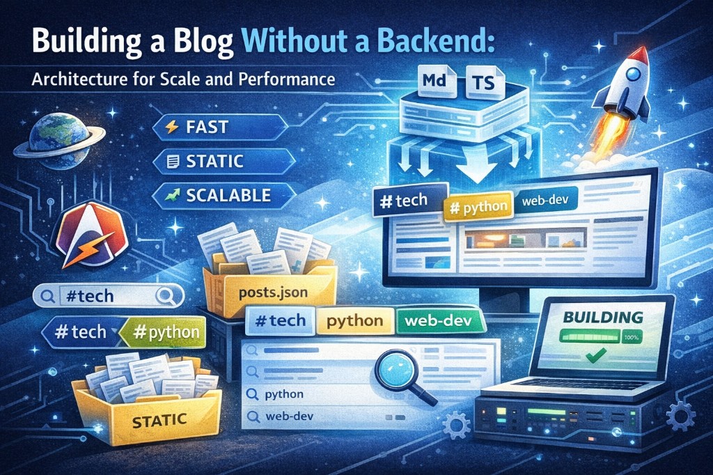 Architecture of a Scalable Blog Without a Backend