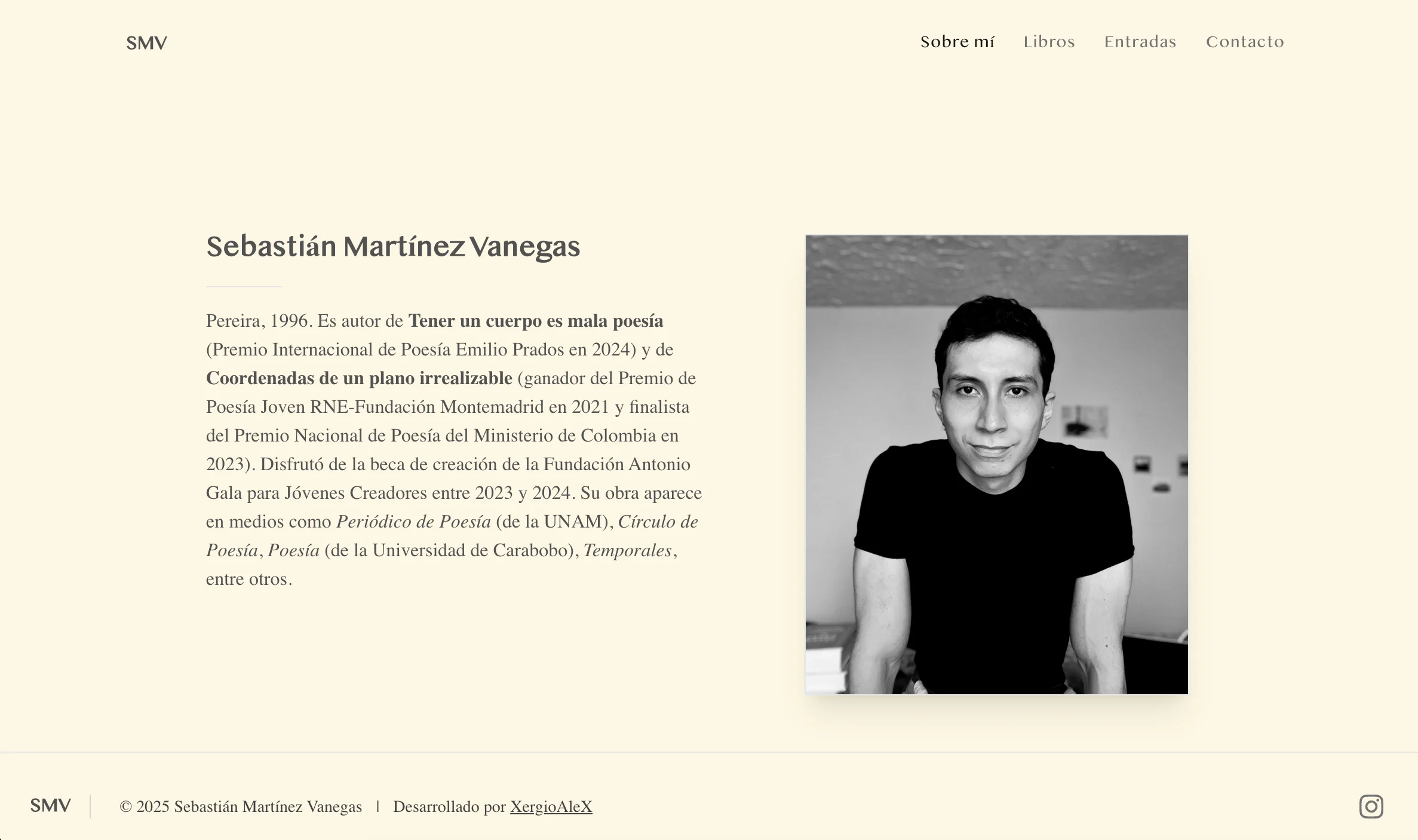 Building sebastianmartinezvanegas.com: The Website I Built for a Talented Colombian Poet