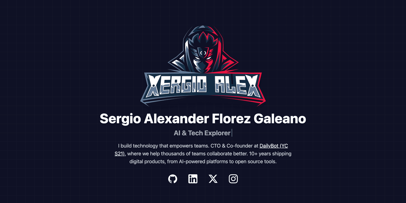 Building XergioAleX.com: How I Built My Personal Website with Astro, Svelte, and AI