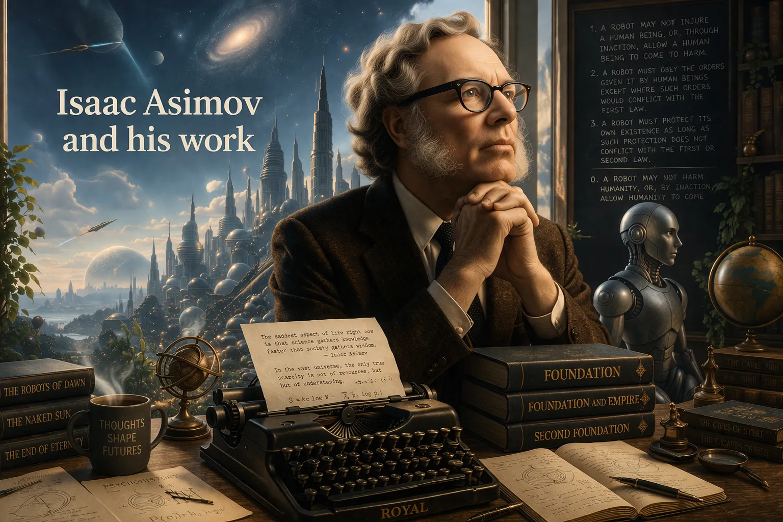 Isaac Asimov and his work: the man who saw the future before anyone else