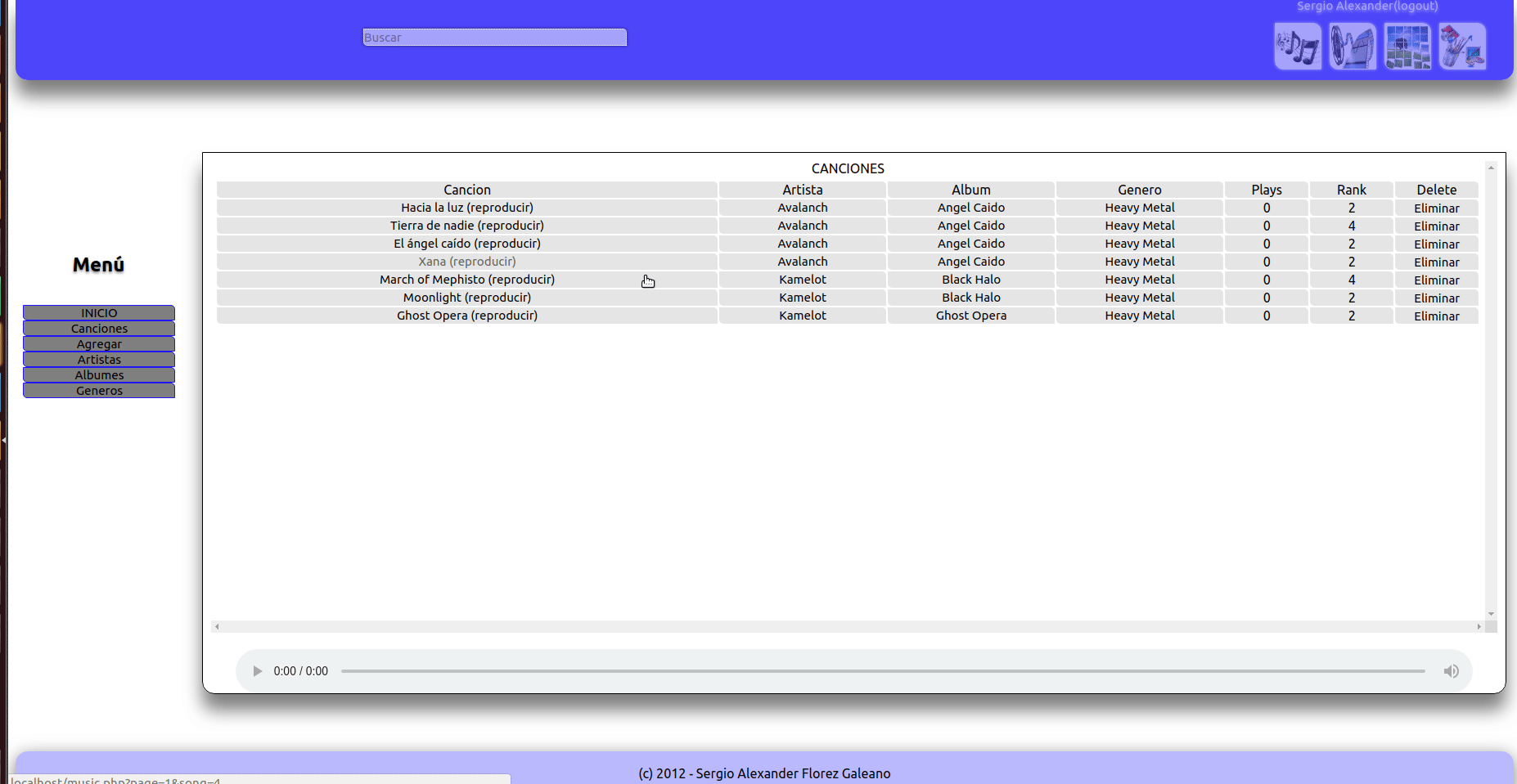 Adding songs, artists, genres, and albums