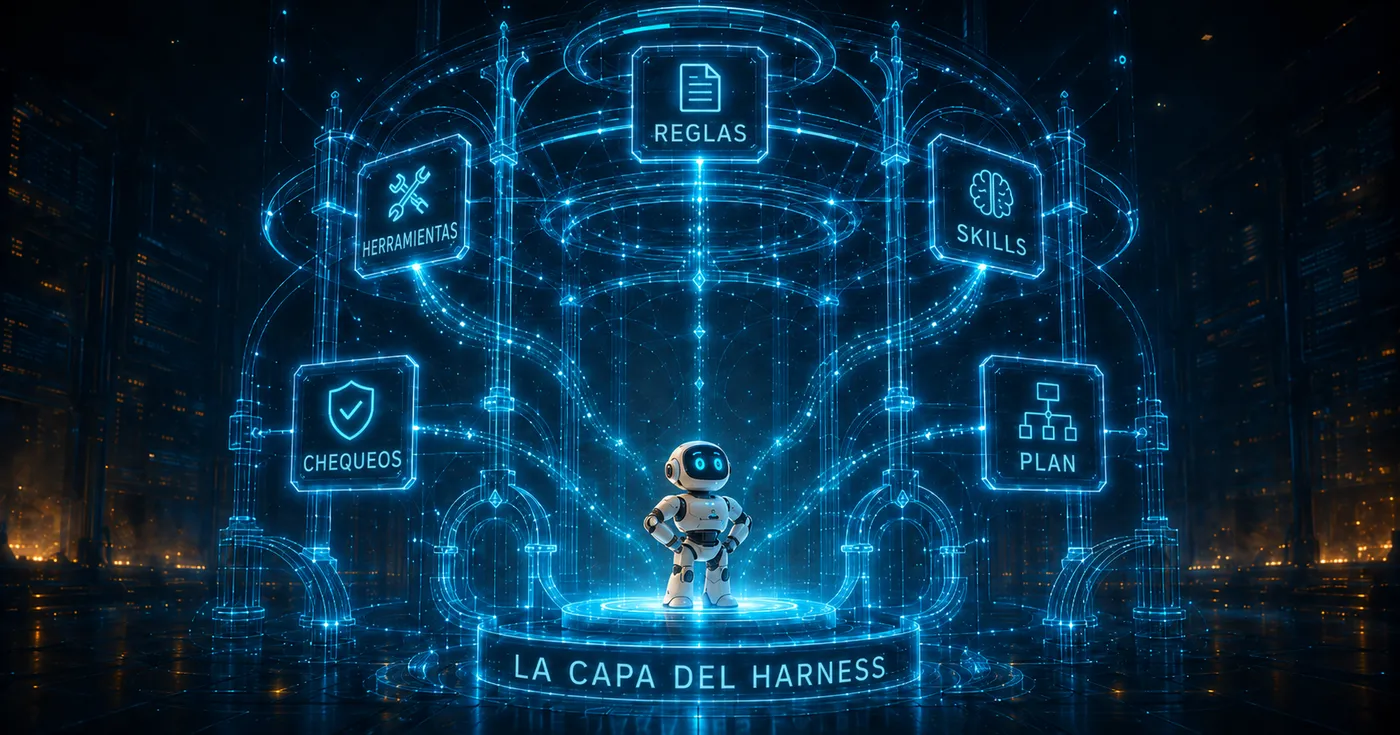 La capa del harness: el sistema alrededor del modelo