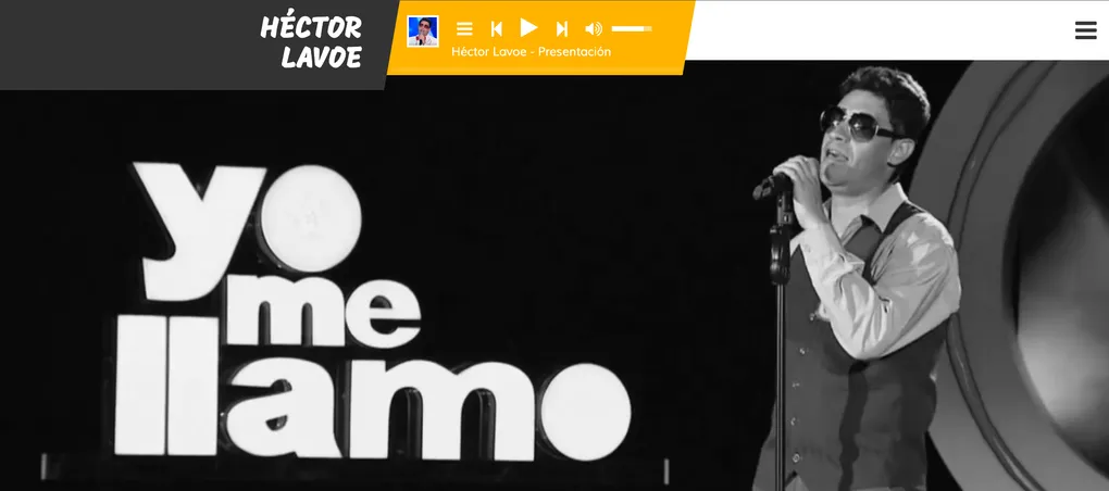 Yo Me Llamo Héctor Lavoe: Building a Personal Website for a Salsa Artist