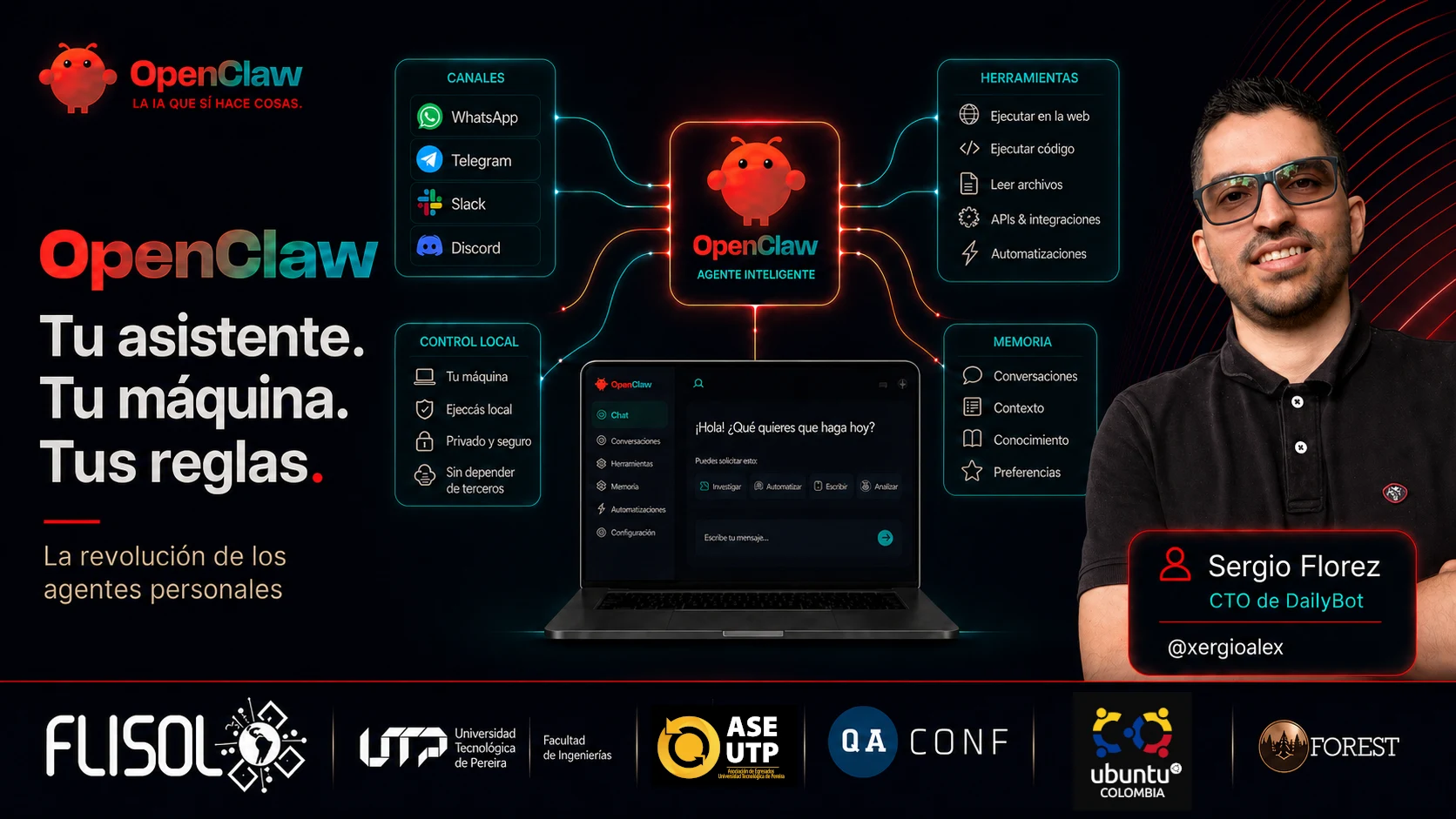 OpenClaw: Tu asistente. Tu máquina. Tus reglas. — La revolución de los agentes personales